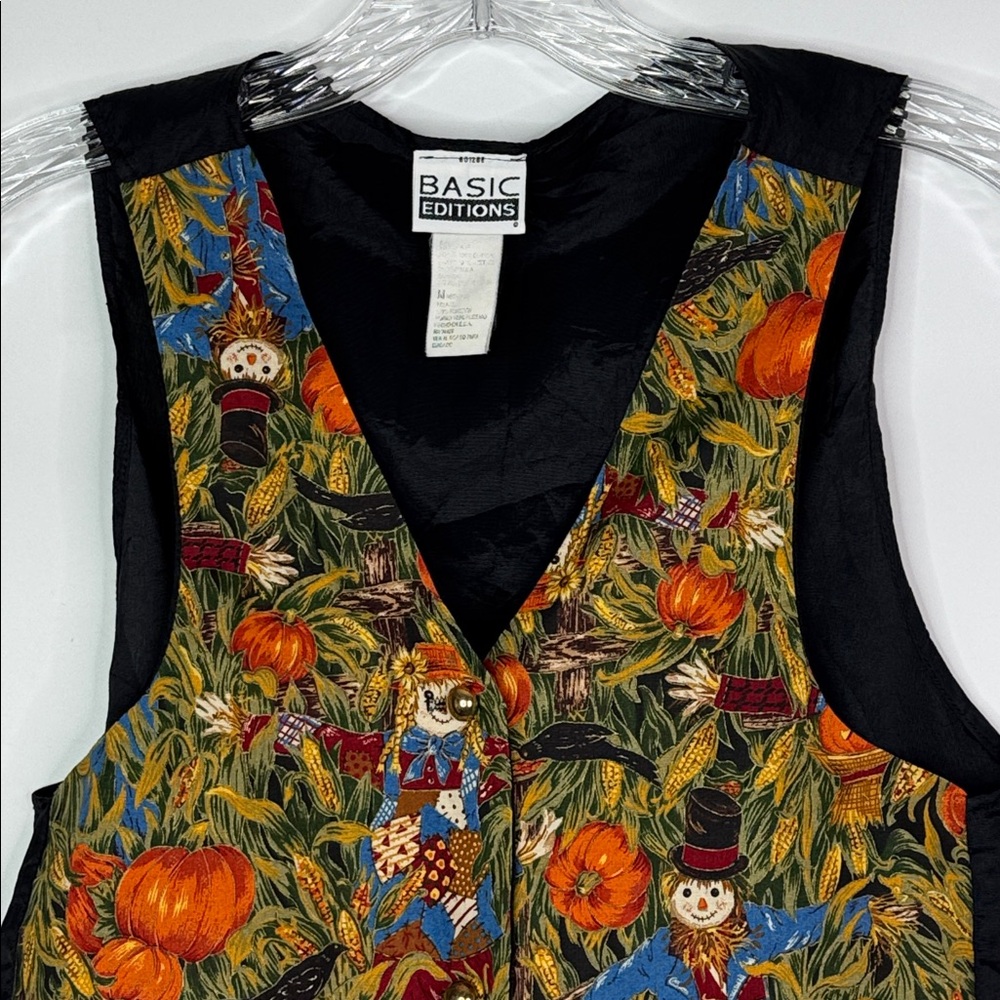 Vintage Basic Editions Scarecrow Pumpkin Hallowee… - image 2